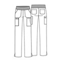 Брюки женские Dickies DK005, зеленый, L DK005-OLV-L - фото 426396