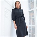 Платье Beauty на пуговицах, черный, 48 DRN265-BLK-48 - фото 427697