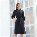 Платье Beauty на пуговицах, черный, 50 DRN265-BLK-50 - фото 427747