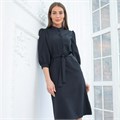 Платье Beauty на пуговицах, черный, 50 DRN265-BLK-50 - фото 427748