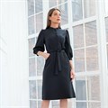 Платье Beauty на пуговицах, черный, 52 DRN265-BLK-52 - фото 427760