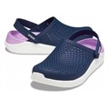 Сабо CROCS LiteRide Clog, темно-синие с сиреневым задником, 37-38 204592-4SP-M5W7 - фото 428796