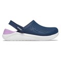 Сабо CROCS LiteRide Clog, темно-синие с сиреневым задником, 37-38 204592-4SP-M5W7 - фото 428799