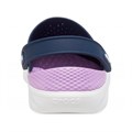 Сабо CROCS LiteRide Clog, темно-синие с сиреневым задником, 37-38 204592-4SP-M5W7 - фото 428800