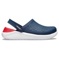 Сабо CROCS LiteRide Clog, темно-синие с красным задником, 45-46 204592-4CC-M11 - фото 428811