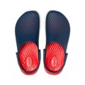 Сабо CROCS LiteRide Clog, темно-синие с красным задником, 42-43 204592-4CC-M10W12 - фото 428815