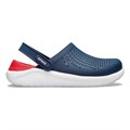 Сабо CROCS LiteRide Clog, темно-синие с красным задником, 42-43 204592-4CC-M10W12 - фото 428817