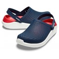 Сабо CROCS LiteRide Clog, темно-синие с красным задником, 38-39 204592-4CC-M6W8 - фото 428838