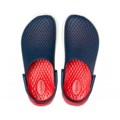 Сабо CROCS LiteRide Clog, темно-синие с красным задником, 38-39 204592-4CC-M6W8 - фото 428839