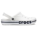 Сабо CROCS Bayaband Clog, белые с синей полосой, 44-45 205089-126-M12 - фото 428916
