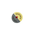 "Значок ""Токсик и душнила"", серый/желтый, 2 шт в комплекте" AW_M455-(grey-yellow) - фото 428940
