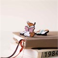 "Значок ""Лиса с книгой"", зеленая" AW_N1-(green) - фото 428981