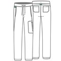 Брюки мужские Cherokee WW012, голубой, S WW012-CIE-S - фото 429490
