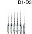 Ultratapers Engine Use набор: D1-D3 (D1x2, D2x2, D3x2), машинные файлы для перелечивания, никель-титан, (6шт.).Eurofile 1231919240 - фото 437817