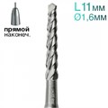 Фреза Линдемана, конус, поперечные насечки, L=11 мм, d=1,6 мм, 2 шт. 1231915066 - фото 438575