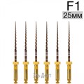 Ultratapers Gold F1, 25мм, стерильные машинные файлы, никель-титан, 6 шт., Eurofile 1231919256 - фото 439180
