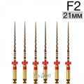 Ultratapers Gold F2, 21мм, стерильные машинные файлы, никель-титан, 6 шт., Eurofile 1231919248 - фото 439186