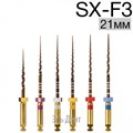 Ultratapers Gold 21мм, набор: SX-F3 (SX, S1, S2, F1, F2, F3), стерильные машинные файлы, никель-титан, (6шт.).Eurofile 1231919246 - фото 439205