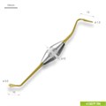 Двухсторонний штопфер FABRI 1507 F TiN 1231916291 - фото 445331