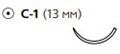 Prolene W8890 5|0 (75 см; кол.13мм,3|8) 12 шт 00000910246 - фото 447601
