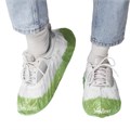 Бахилы Elegreen Экстра с двойной подошвой бело-зеленые, 3 г. 50 пар (100 шт). Elegreen 1231918804 - фото 447688