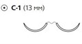 Prolene W8718 6|0 (60см,кол.,13мм,3|8) 12шт. 00000002284 - фото 447695