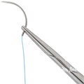 Шовный материал POLYPROPYLENE 4/0_75_20, нерассасывающаяся, 3/8, обратно-режущая (12 шт.), SUTURA 1231918993 - фото 448403