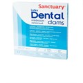 Коффердам Latex Dental Dams,  синего цвета, без запаха, плотный, размеры 152мм. х 152мм., 36шт (упак.), SANCTUARY 1231916805 - фото 451002
