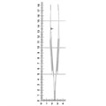 Микро-Пинцет 18,0 см анатомический изогнутый Gomel 1231916193 - фото 451032