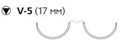 Prolene W8935 4|0 (90 см; кол-реж.17мм,1/2) 12 шт 0001911336 - фото 451243