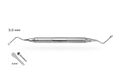 Кюретажная ложка Lucas 86 SAW с зубцами 3.5/3.5 мм 4004 - фото 451391