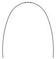 Дуга стальная Dentaflex Ideal 6-ти жильная 0,45 (18) в/ч 72657 - фото 451972