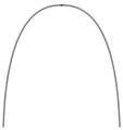 Дуга стальная Dentaflex Ideal 6-ти жильная 0,45 (18) н/ч 72658 - фото 452369