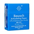 Артикуляционная бумага Bausch BK 01, 200 мкрн - копирка бауш прямая, 300л, синяя 00000000588 - фото 453436