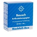 Артикуляционная бумага Bausch ВК 1001, 200 мкрн - копирка бауш прямая, 300л, синяя 00000002121 - фото 453453