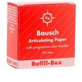 Артикуляционная бумага Bausch ВК 1002,  200 мкрн - копирка бауш прямая, 300л, красная 00000002122 - фото 453455
