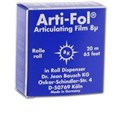 Артикуляционная фольга Bausch Arti-Fol BK 27 синяя, двухсторонняя, 8 микр, 20мх22мм 0001914715 - фото 453490