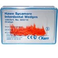 822/10 Клинья Sycamore Interdental деревянные оранжевые (100шт), Kerr Hawe 00000001512 - фото 454485