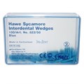 822/50 Клинья Sycamore Interdental деревянные синие (100шт), Kerr Hawe 00000910111 - фото 454496