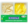 ТОР-1.080м Клинья деревянные (2*50 шт.) Бело-Желтые 00000000486 - фото 454515