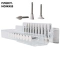 Полиры силиконовые Ensmart Pin (бел. груб.), АССОРТИ 30шт. на пласт.ножке, (ENP 125/1,2,3), Kagayaki 1231914629 - фото 456358