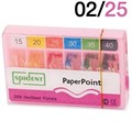 Штифты бумажные SPIDENT размер № 25, конусность 02, 200шт. 1231913618 - фото 459459