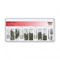 Unimetric 1,0 mm Set-набор штифтов 120 шт. +10 инстр./C226T00001000/Maillefer 0001911926 - фото 460413