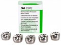 Коронки D-UR-7 из нержавеющей стали Stainless Steel Crowns для временных зубов в отд. уп.: Первый верхний правый, р-р 7, 2шт. 1231912956 - фото 461275