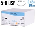 Резопрен 5-0 USP, 0.45 м, 18 мм, 36 шт 1231915023 - фото 462594