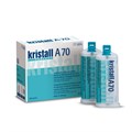 Слепочная масса А-силиконовая kristall PERFECT А70 для силиконового ключа в двойном картридже (6 х 50 мл), насадки смесительные зеленые - 36 шт./уп. 86576 - фото 470970