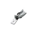 Asa Dental 2801-L2S - ложка слепочная нижняя малая (S) половина, с перфорацией без бортиков (правый верх-левый низ) 2801-L2S - фото 471226