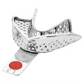 Asa Dental 2804-L3 - ложка слепочная нижняя малая (S) с перфорацией с бортиками, с цветной кодировкой (красная) 2804-L3 - фото 471232