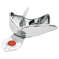 Asa Dental 2803-L3 - ложка слепочная нижняя средняя (M) без перфорации с бортиками, с цветной кодировкой (красная) 2803-L3 - фото 471249