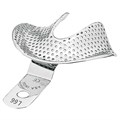 Asa Dental 2806-L66 - ложка слепочная нижняя большая (L) с перфорацией для беззубых челюстей 2806-L66 - фото 471252